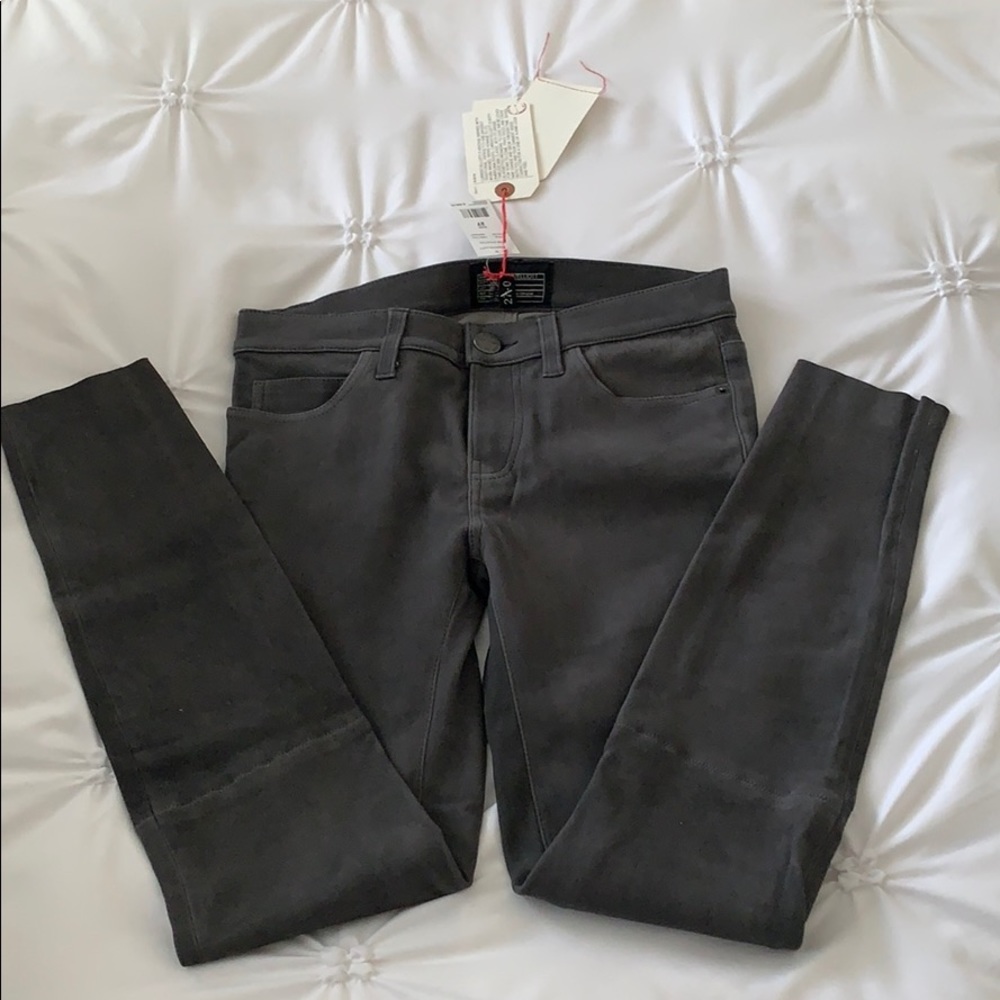 Current/Elliott SUEDE Stiletto Pants - Picture 5 of 7